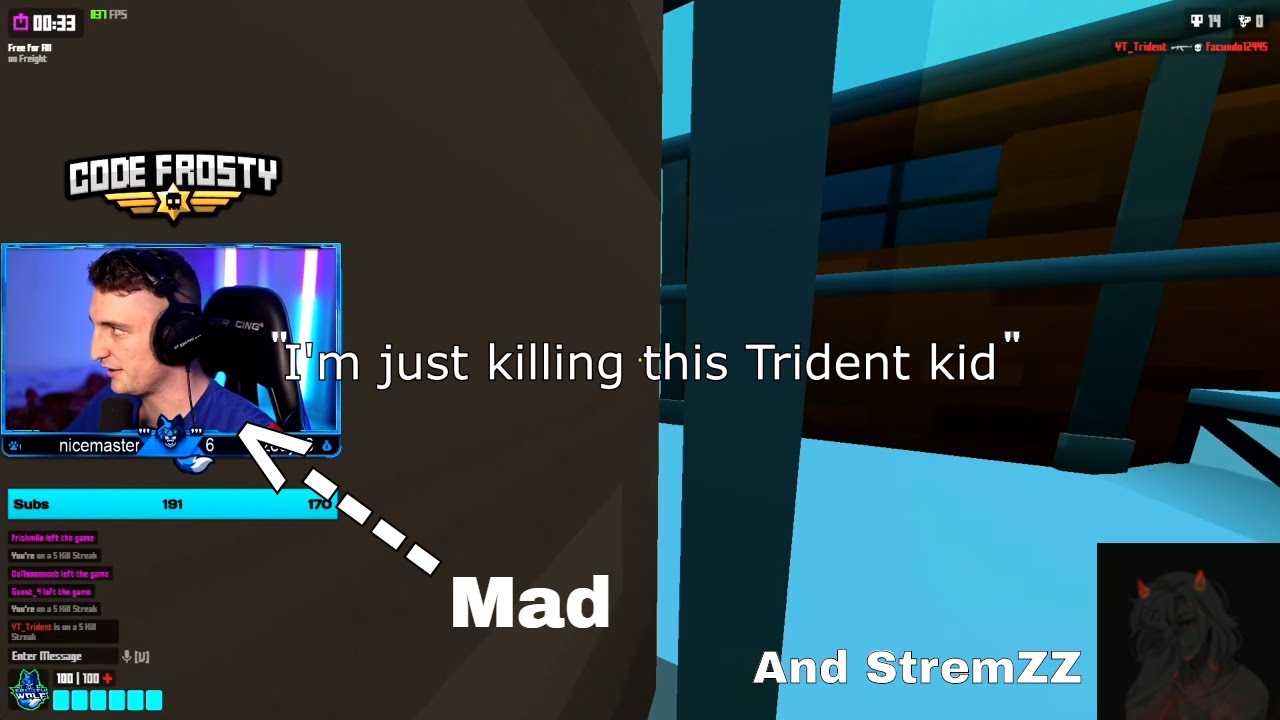 So I got in a game with FrostyWolf and StremZZ...