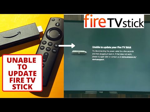 Fix Fire TV Stick Unable to Update Your Fire TV Stick || Unable to Update Your Fire TV Stick Error