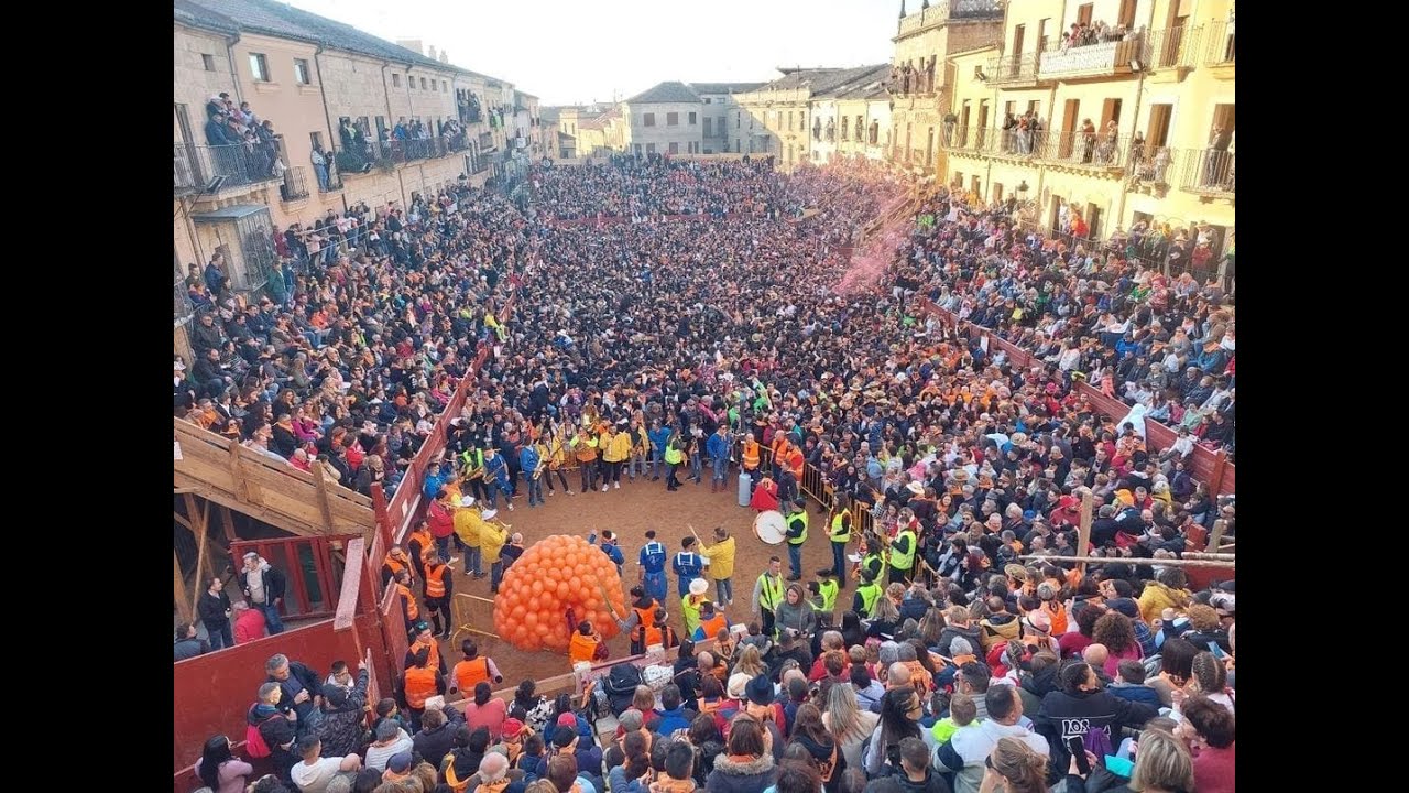 El Campanazo en Ciudad Rodrigo con motivo del Carnaval del Toro
