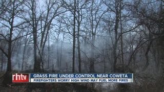 Grass fire burning through Coweta-area woods out, fire chief confirms