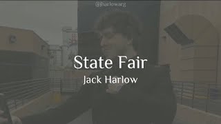 State Fair - Jack Harlow (lyrics/letra)