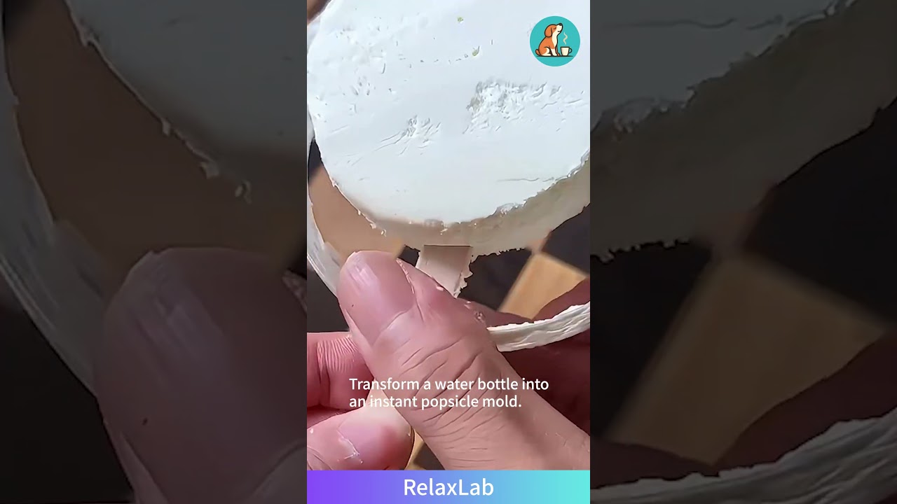Transform a water bottle into an instant popsicle mold.