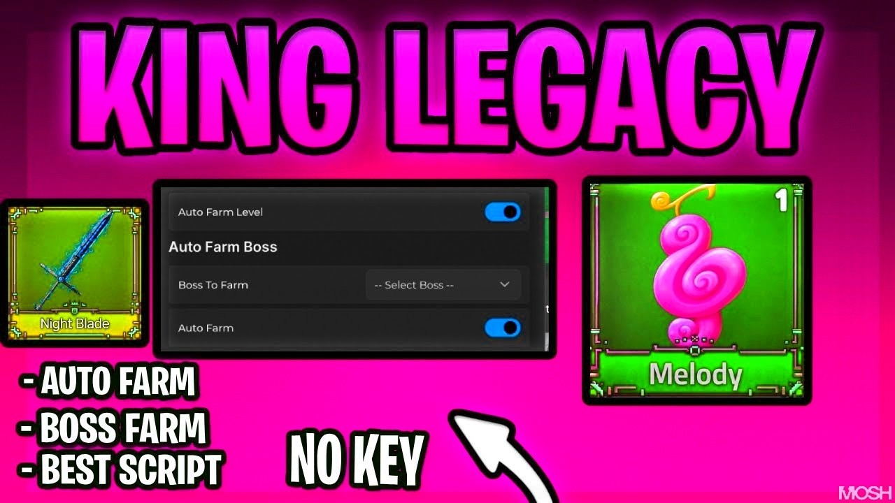 KING LEGACY SCRIPT *NO KEY* - AUTO FARM, AUTO DUNGEON, MAX LVL, KILL AURA ( 2026 VERSION )