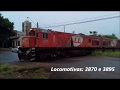 GE U20C 3870 e 3895 chegando em Cornélio Procópio/PR sentido à Ourinhos/SP. 04/12/19.