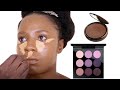 A BRIDE 👰‍♀️ BRIDAL HAIR AND MAKEUP TRANSFORMATION 💄 WEDDING MAKEUP AND HAIR FOR BLACK WOMEN