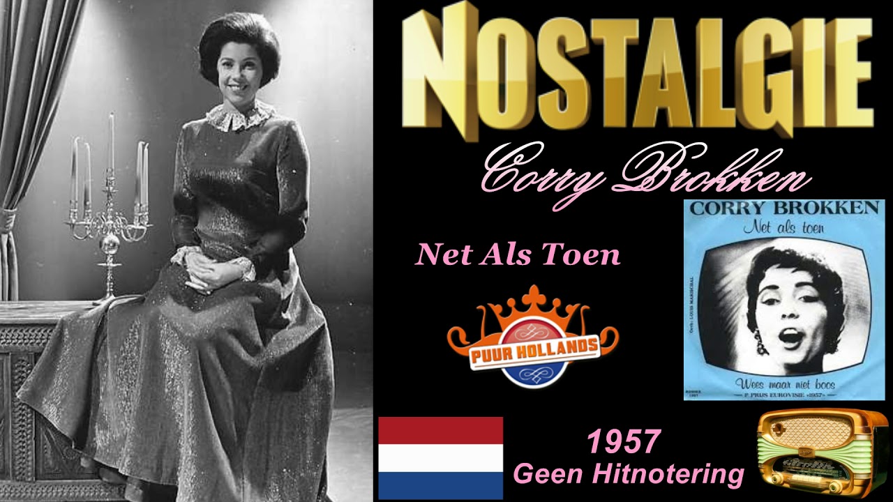 Corry Brokken Net Als Toen 1957 - YouTube