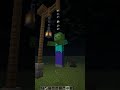 Minecraft HANGING ZOMBIE #minecraft #minecraftmemes #shorts #shortsvideo