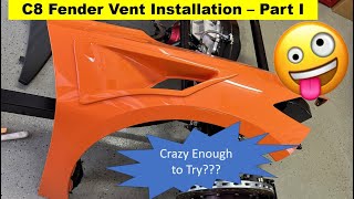 Are you CRAZY enough to do this AWESOME MODS on Your C8 Corvette ??? Part 1