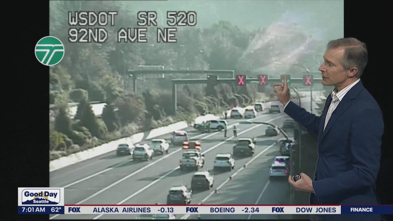 Pit maneuver stops wrong-way driver on SR 520 | FOX 13 Seattle - YouTube