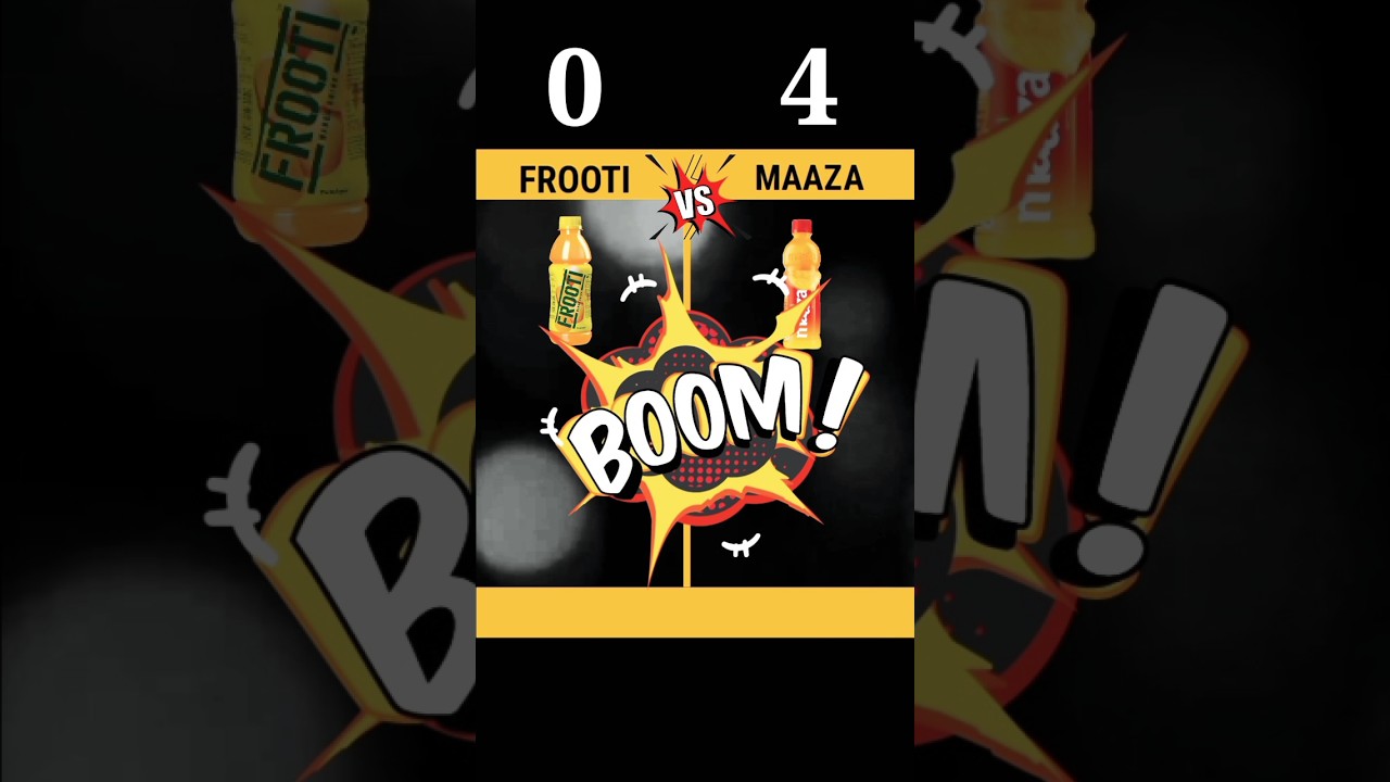 Frooti VS Maaza❓ Comparison 😲 