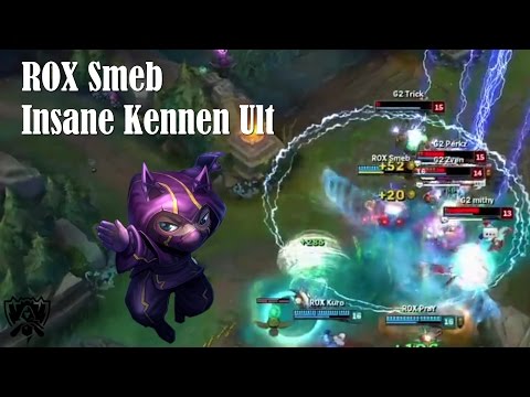 ROX Smeb - Insane Kennen Ult (ROX vs. G2) [Worlds 2016]