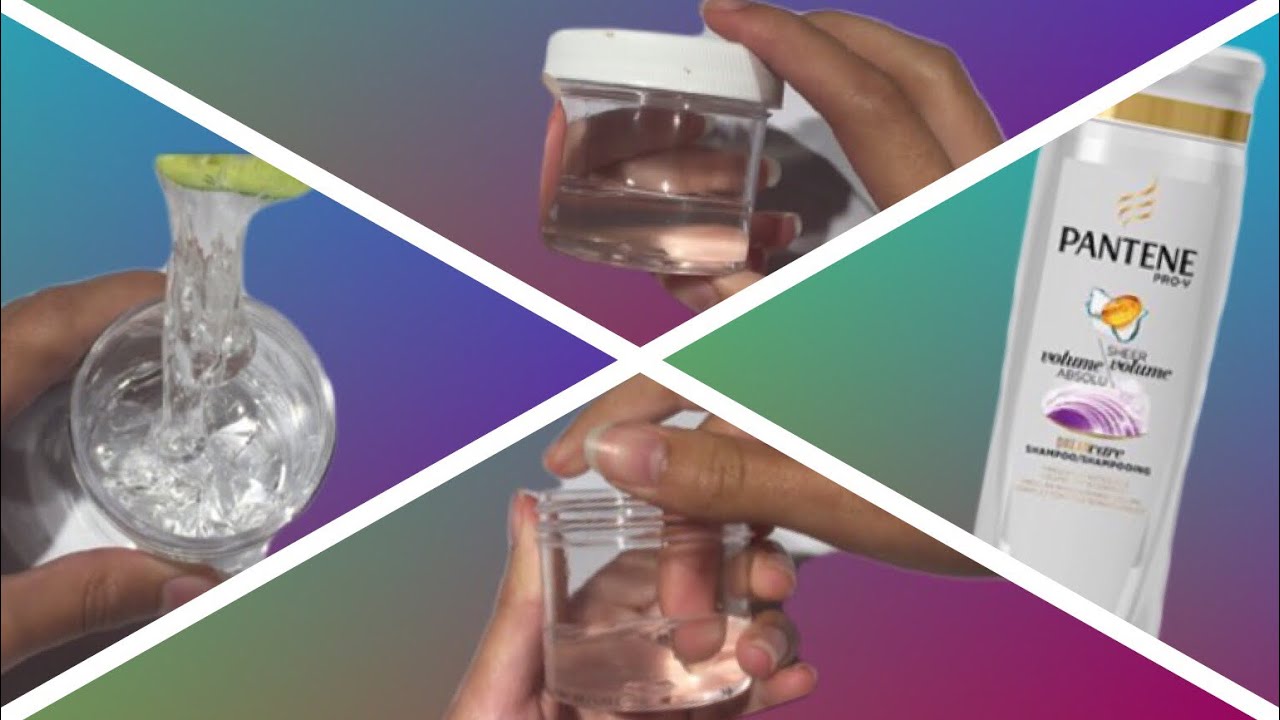 TESTING 2 INGREDIENT CLEAR SHAMPOO SLIME JELLY! DIY NO GLUE OR BORAX SHAMPOO SLIME TESTING!