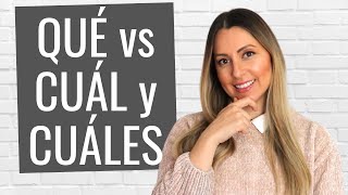 When to use QUE or CUAL in Spanish | Diferencia entre QUÉ, CUÁL y CUÁLES | CUAL means what or which?