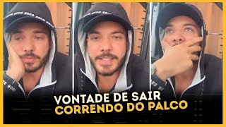 Wesley Safadão segura o CHORO ao desabafar após show