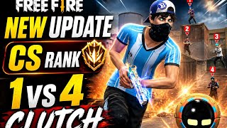 Cs rank push 1vs4 clutch | free fire video 📸 #freefire #tondegamer #nonstopgaming #garenafreefire
