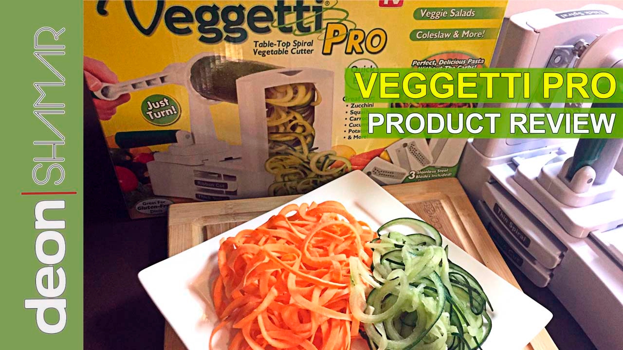 How To Use A Veggetti Pro? - Product Review 