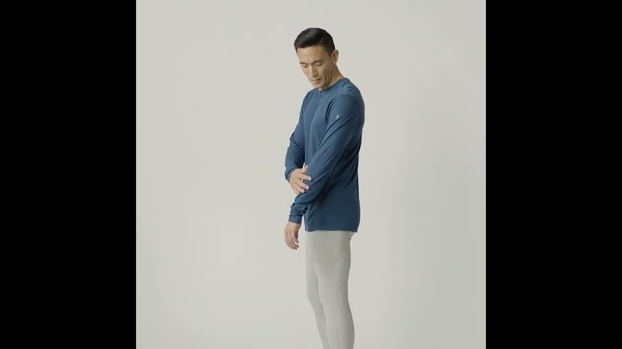 Preview of Smartwool Classic All-Season Merino Long-Sleeve Base Layer Top - Men's Video