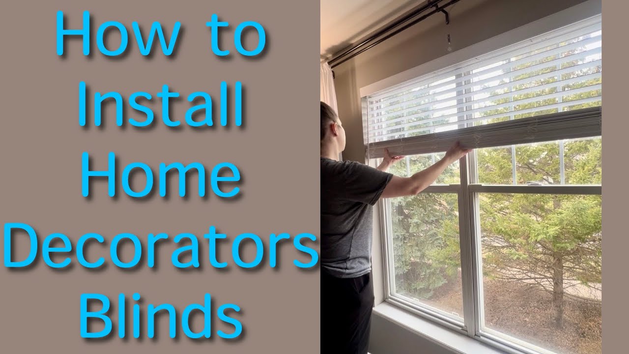 Как установить жалюзи для домашнего декора