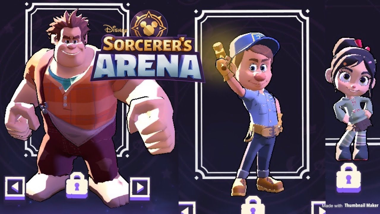 WRECKIT RALPH UPDATE Disney Sorcerer’s Arena Ralph, FixIt Felix
