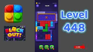 Block Out Level 448 Walkthrough | Solutionguruji | Gameplay Color Sort Puzzle