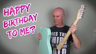 When Metal Dude gives you a "Birthday Present" Why does this guitar look familiar? #happybirthday