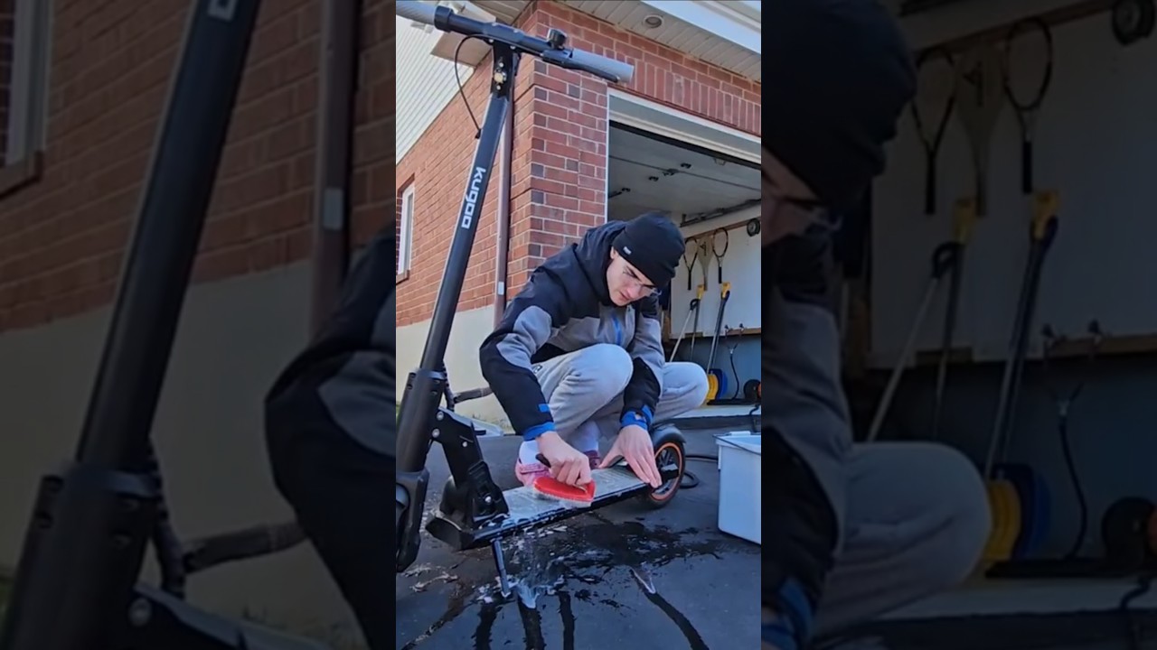 No Extra Water, Just A Shiny Scooter 😂🫧🛴