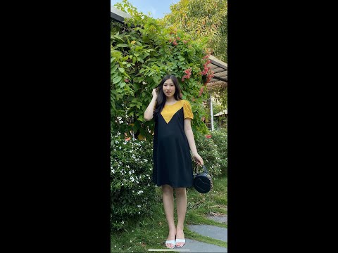 Đầm bầu thiết kế mặc suốt thai kì | đồ bầu big size