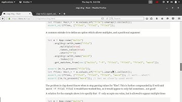 Argument Parsing in Rust v2   E08 Options