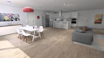 Architectural Visualization Demo in Real-time (user navigated)