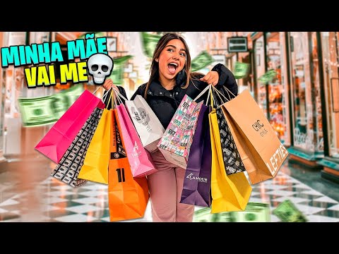 COMPREI TUDO NO CARTÃO DA MINHA MÃE!!! *Ela surtou 🤯