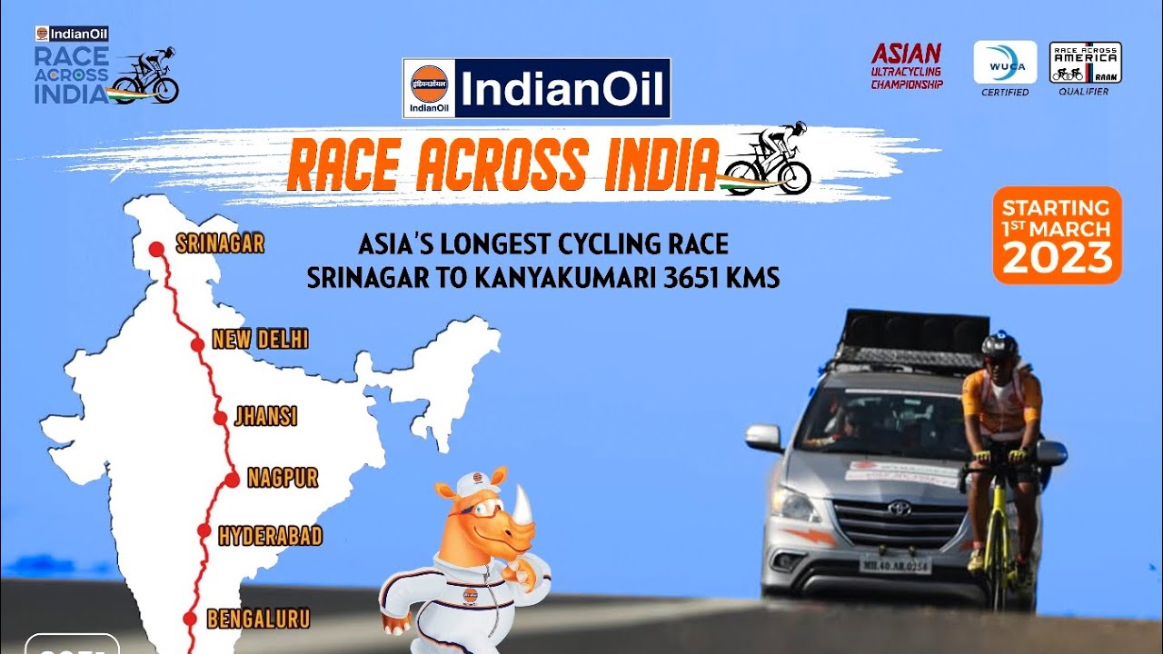 Indias Biggest Energy Giant IndianOil - title sponsors - the longest cycling race in Asia 🤩