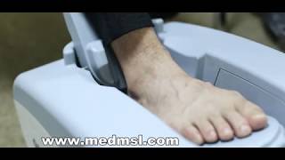 Professional bone density test MSLBD05 device operation