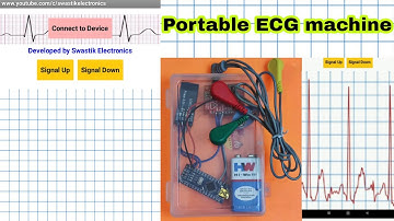 Portable ECG Machine using Arduino Nano | AD8232 | Bluetooth | Mobile Application