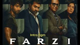 FARZI | INTRO BGM | RINGTONE | SHAHID KAPOOR | VIJAY SETHUPATHI |