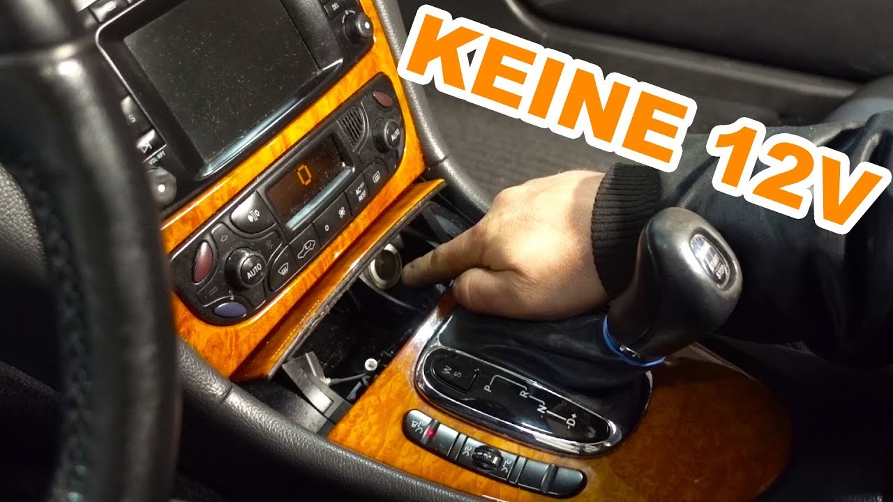 ZIGARETTENANZÜNDER DEFEKT 🛠 KEINE 12V KEINE MUSIK! 🛠 #MERCEDES