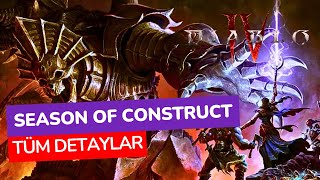 Diablo IV Season of Construct Nasıldı? | Tüm Detaylar! (Türkçe Rehber)