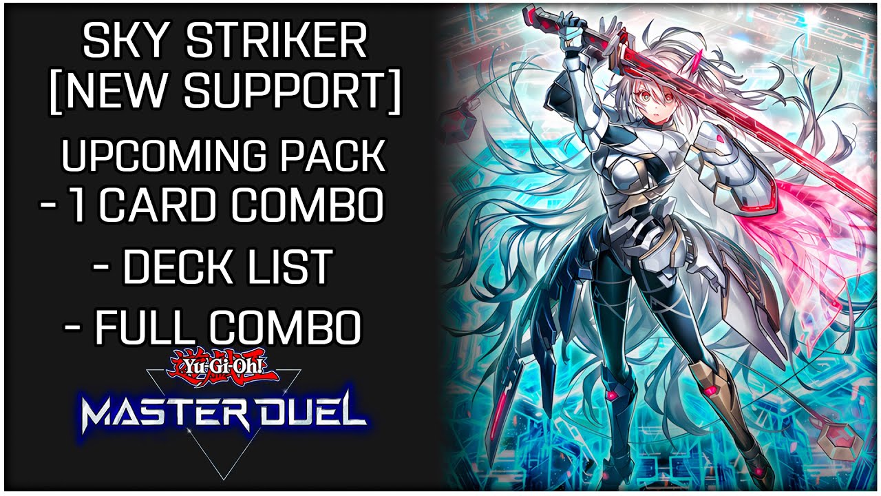 NEW Sky Striker Deck List & Combos Testing for Upcoming Selection Pack! | Yu-Gi-Oh! Master Duel