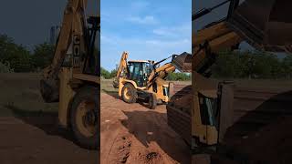 Front bucket tractor loading jcb 3dx backhoe loader #shorts