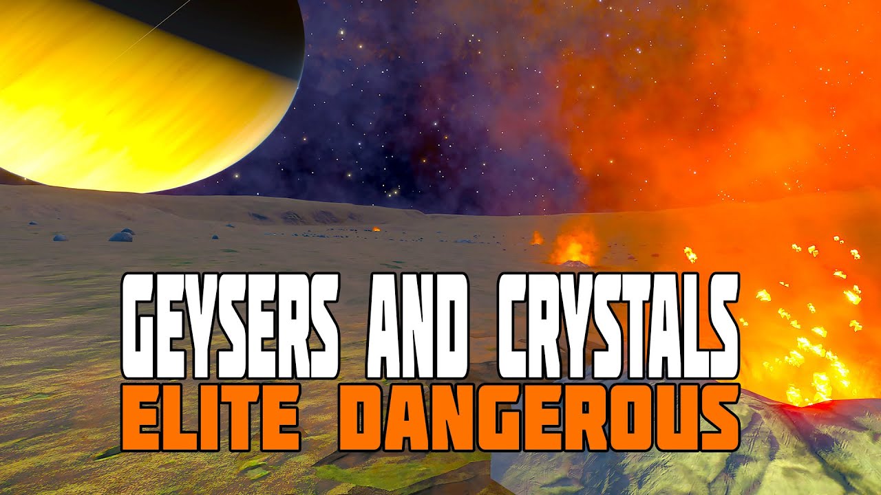 Elite Dangerous - The Hunt for Old Geysers and Crystaline Life - Beta Patch 2.2