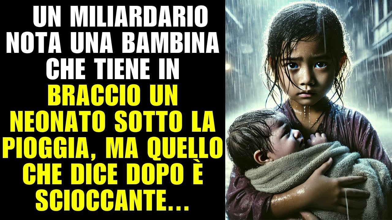UN MULTIMILIONARIO VEDE UNA BAMBINA PICCOLA CHE TIENE IN BRACCIO UN ...