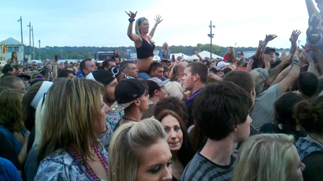 Dayton Xfest 09182011, crowd surfing YouTube