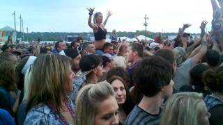 Dayton X-fest 09-18-2011, crowd surfing