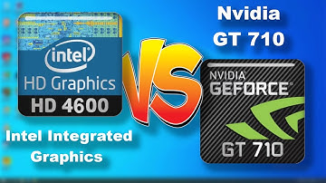 Intel HD Graphics 4600 vs Nvidia Geforce 710 - Which is better? - Haswell vs Nvidia
