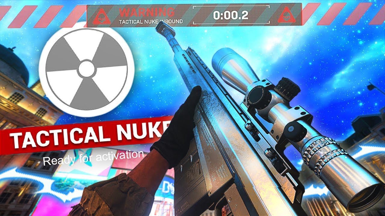 My FIRST SNIPING ONLY TACTICAL NUKE on Modern Warfare.. (insane)