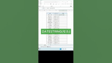 【Excel】西暦から和暦　#パソコン #パソコン修理 #沼津 #ハビス