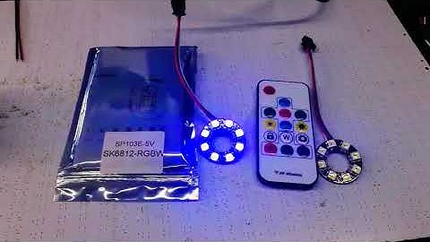 OUMUKALED-Mini SK6812 RGBW LED Light with RF14keys Controller