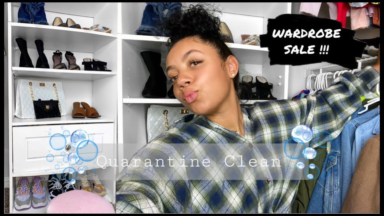 CLEAN WITH ME MASSIVE CLOSET DECLUTTER | Selling My Wardrobe - YouTube