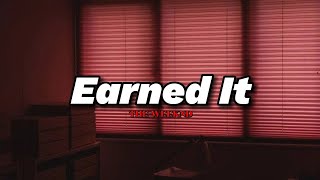 The Weeknd - Earned It(Lyrics)