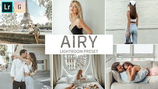AIRY Lightroom Mobile Presets Free DNG | Lightroom Presets Tutorial Mobile | Bright and Airy Preset screenshot 2