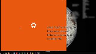 Windows 10 PIN Sign in option